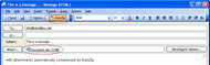 AutoZip for Outlook screenshot